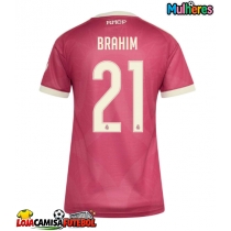 Camisa de Futebol Real Madrid Brahim Diaz #21 Equipamento Alternativo Mulheres 2026-27 Manga Curta